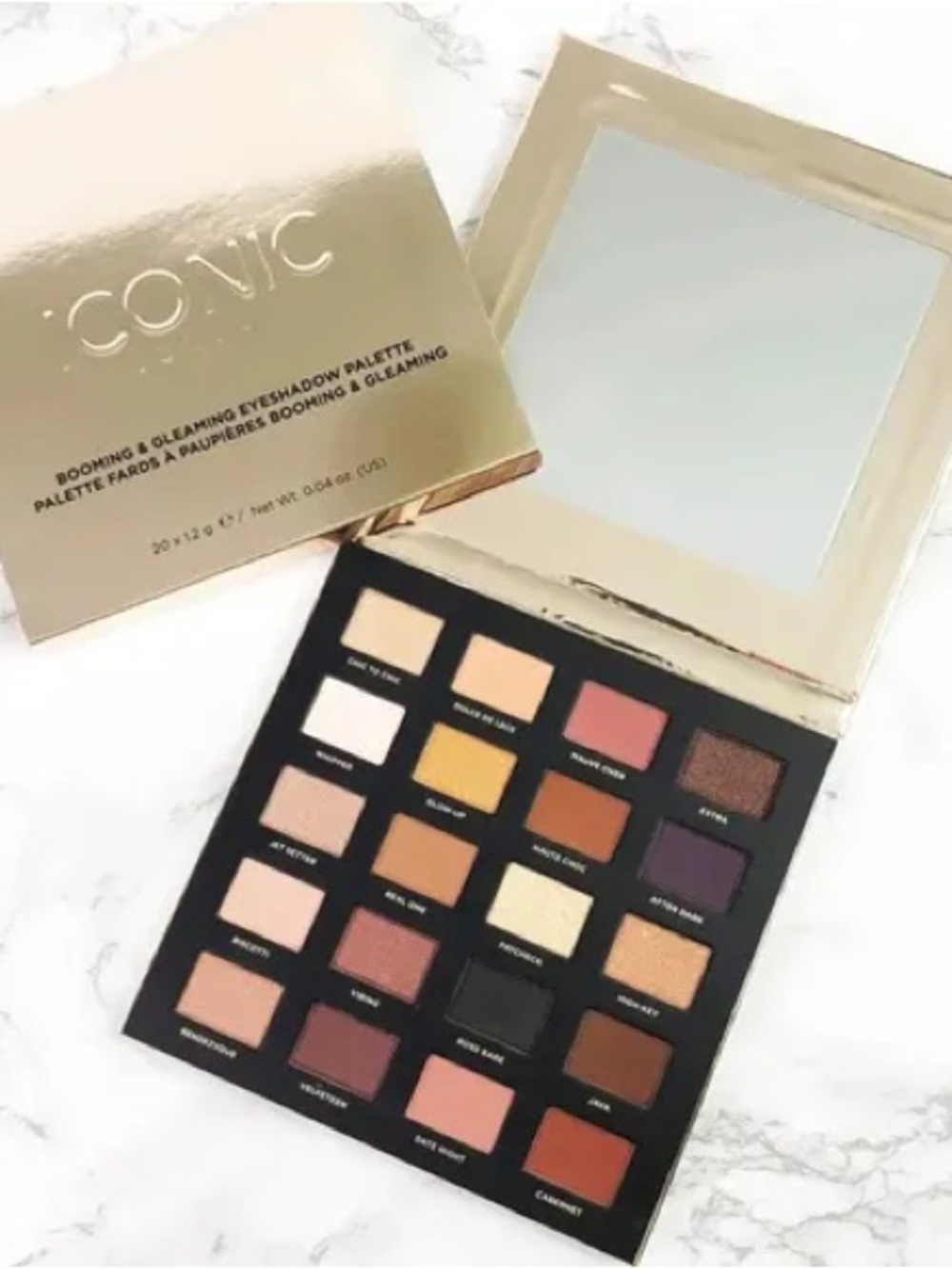ICONIC London, Booming and Gleaming eyeshadow palette